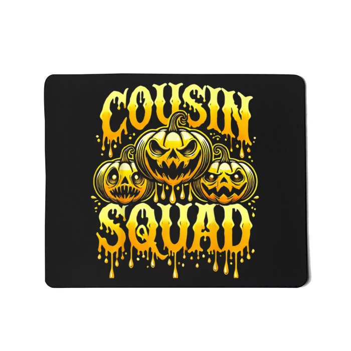 Cousin Squad Halloween Cousin Crew Costume Matching Pumpkins Mousepad