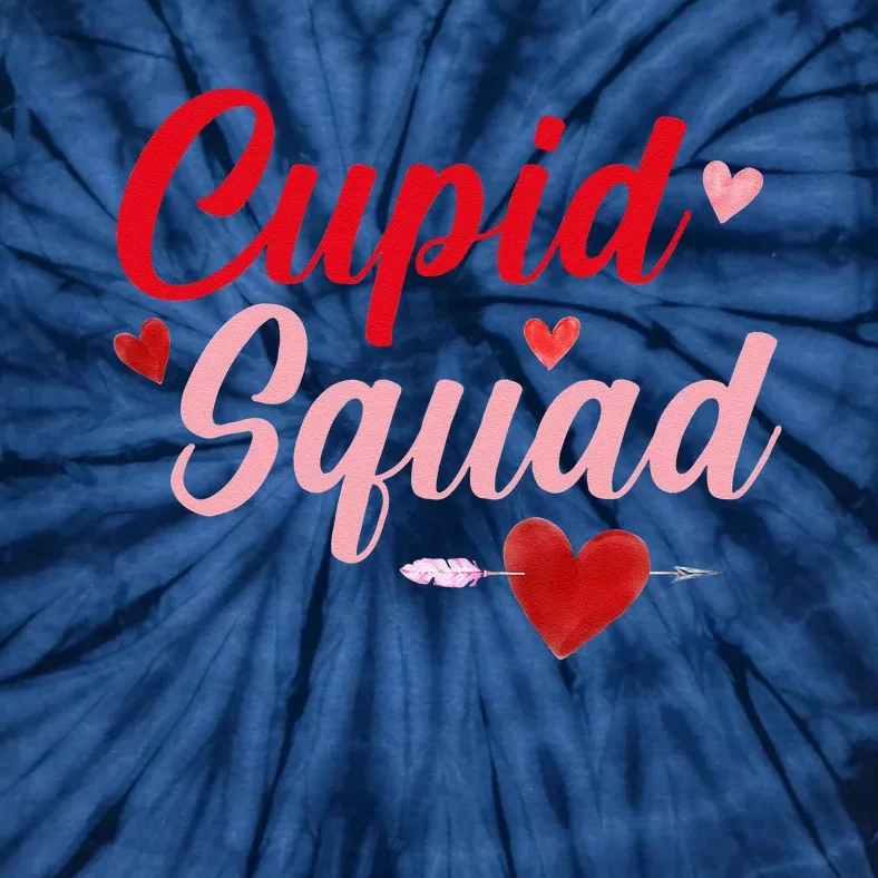 Cupid Squad Hearts Funny Valentine's Day Gifts For Group Tie-Dye T-Shirt