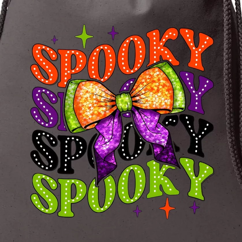 Coquette Spooky Halloween Bow Drawstring Bag