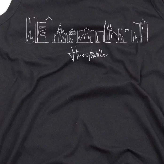 City Skyline Huntsville Alabama Tank Top