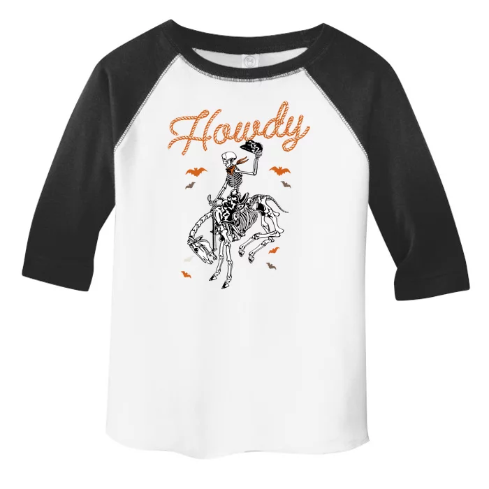 Cow Skeleton Howdy Skeleton Cow Killer Skeleton Meaningful Gift Toddler Fine Jersey T-Shirt