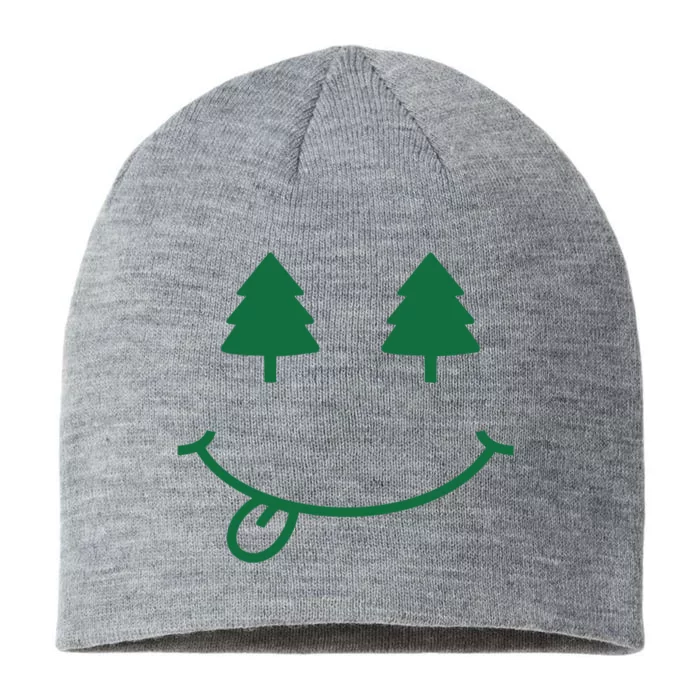 Christmas Smiley Holiday 8 1/2in Sustainable Knit Beanie