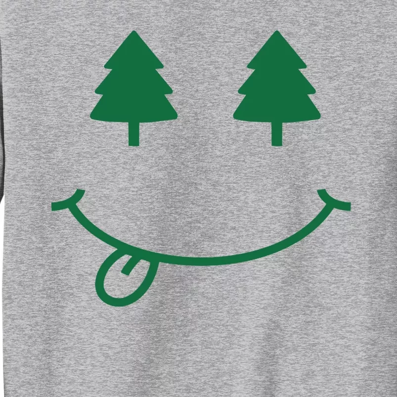 Christmas Smiley Holiday Tall Sweatshirt