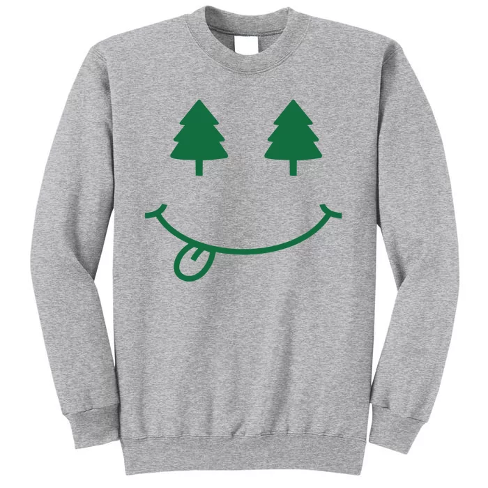 Christmas Smiley Holiday Tall Sweatshirt