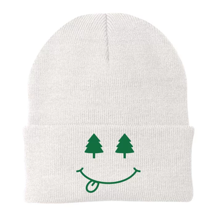 Christmas Smiley Holiday Knit Cap Winter Beanie