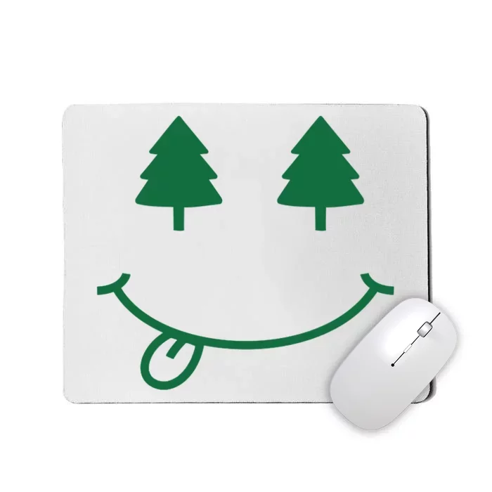 Christmas Smiley Holiday Mousepad