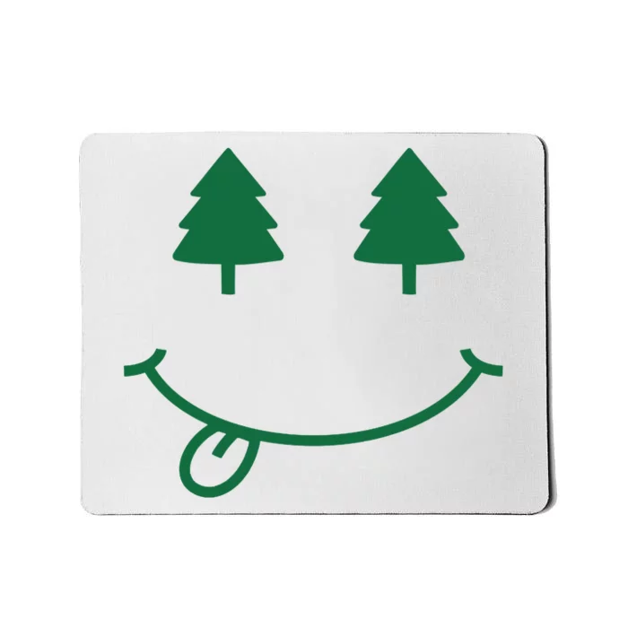 Christmas Smiley Holiday Mousepad