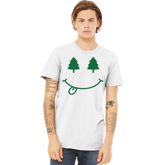 Christmas Smiley Holiday Premium T-Shirt