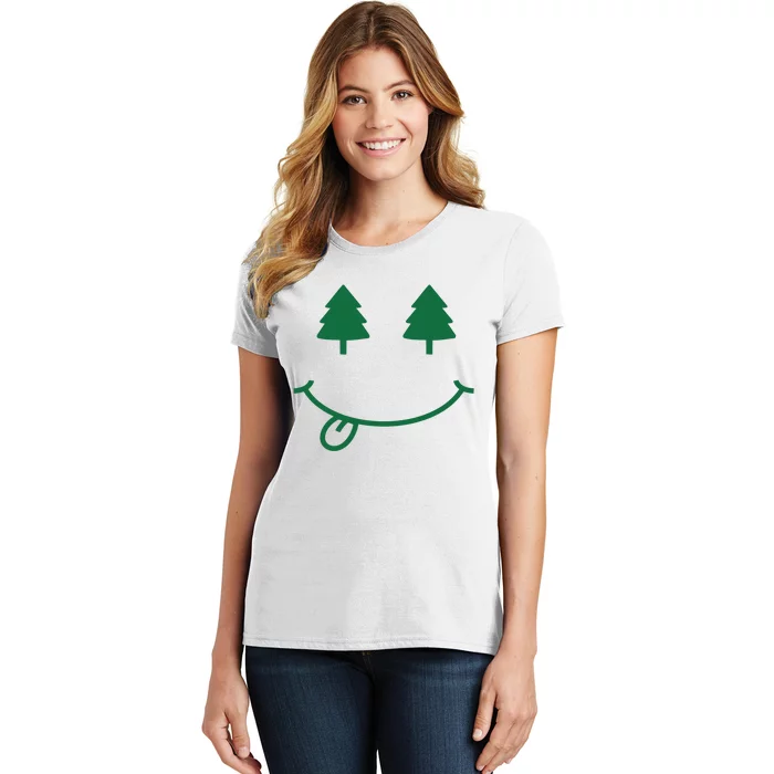 Christmas Smiley Holiday Women's T-Shirt