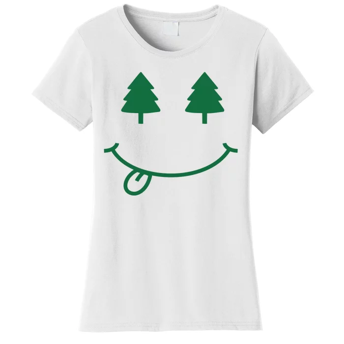 Christmas Smiley Holiday Women's T-Shirt