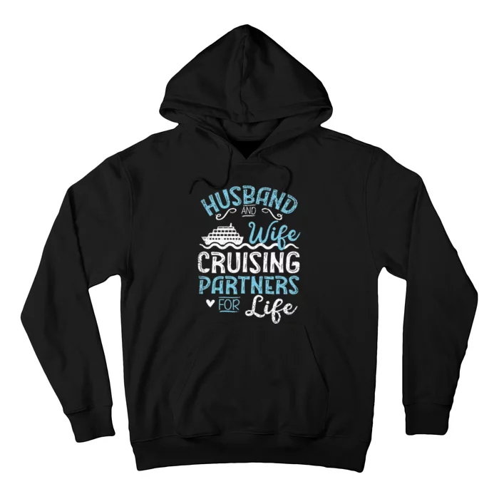 Cruise Ship Husband & Wife Cruising Partners For Life Hoodie