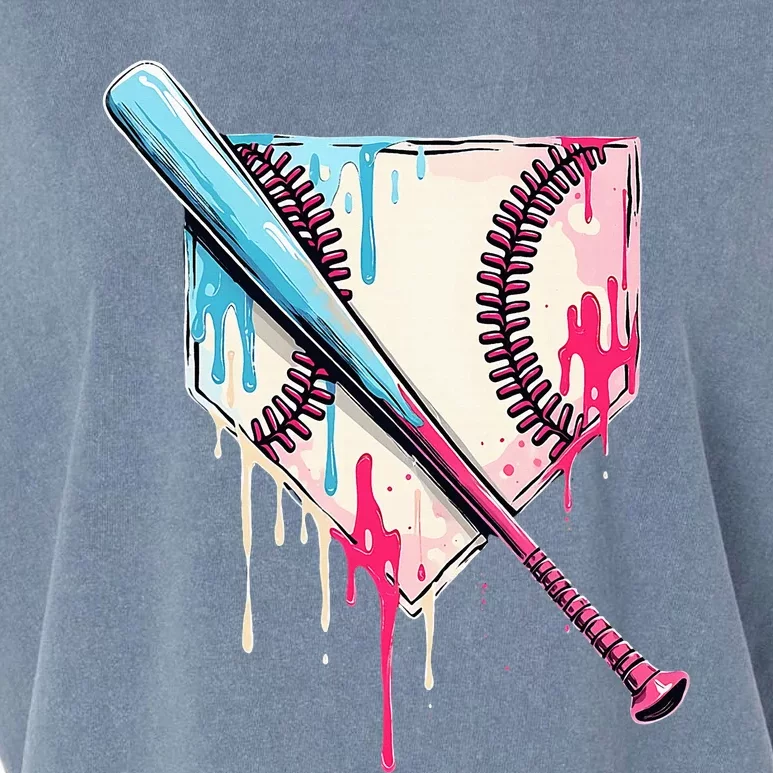 Cool Sport Home Plate Drip With Sprinkles Drip Garment-Dyed Women's Muscle Tee