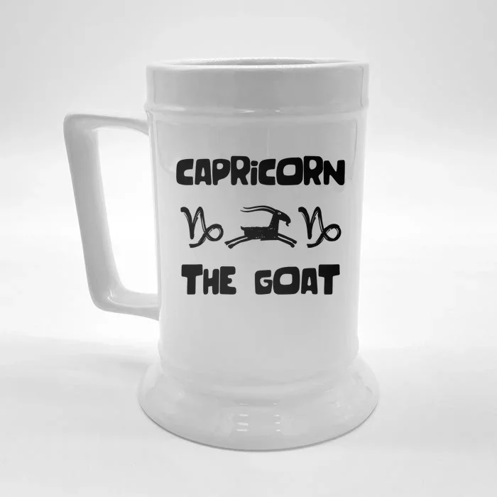 Cool Statet Horoscope Capricorn Astronomy Zodiac Great Gift Front & Back Beer Stein