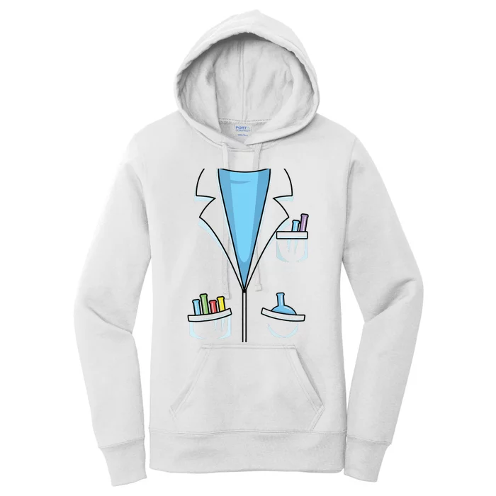 Cute Scientist Halloween Costume Chemist Science Gift Women's Pullover Hoodie