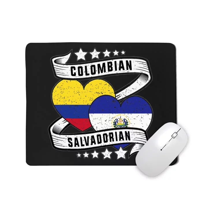 Colombian Salvadorean half Salvadorian half Colombian Mousepad