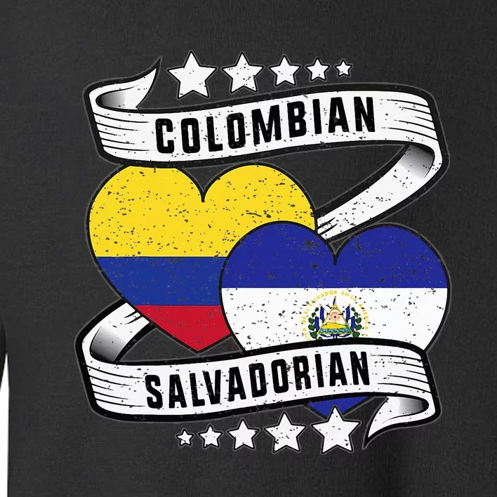 Colombian Salvadorean half Salvadorian half Colombian Toddler Sweatshirt