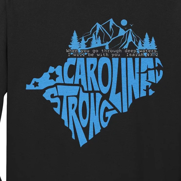 Carolina Strong Hurricane Relief Western Nc Long Sleeve Shirt