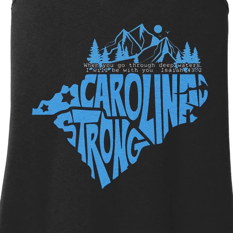 Carolina Strong Hurricane Relief Western Nc Ladies Essential Tank