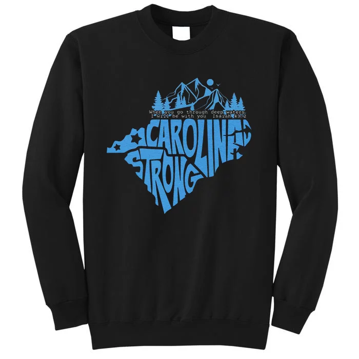 Carolina Strong Hurricane Relief Western Nc Tall Sweatshirt