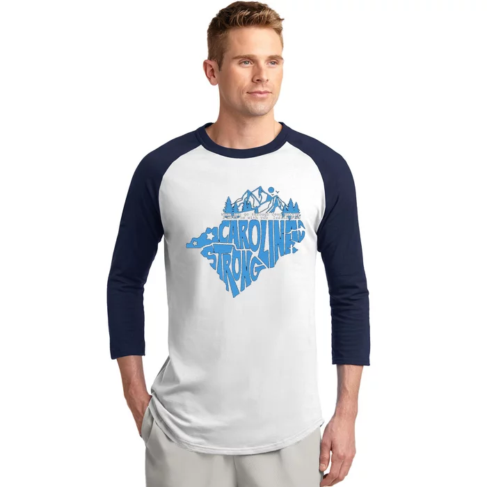 Carolina Strong Hurricane Relief Western Nc Baseball Sleeve Shirt