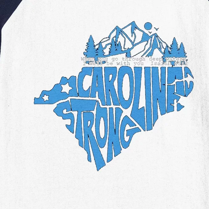 Carolina Strong Hurricane Relief Western Nc Baseball Sleeve Shirt