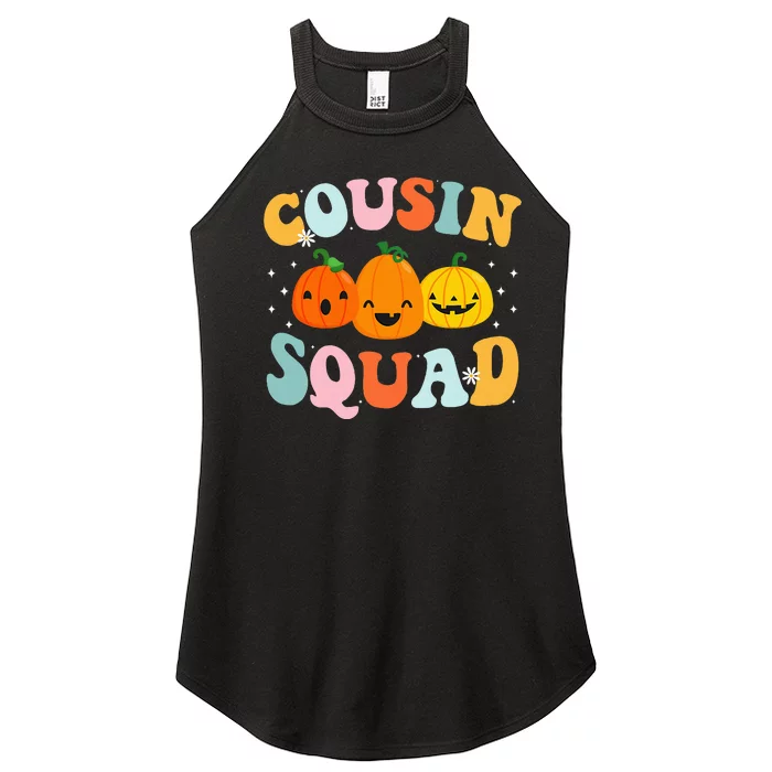 Cousin Squad Halloween Cousin Crew Funny Halloween Pumpkins Women’s Perfect Tri Rocker Tank