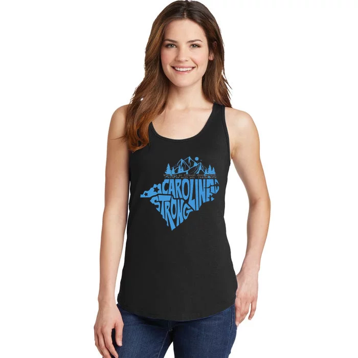 Carolina Strong Hurricane Relief Western Nc Ladies Essential Tank