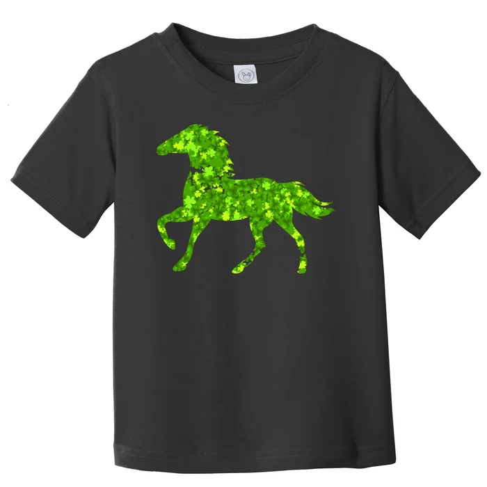 Cute Shamrock Horse Unicorn Irish Gift St Patricks Day Toddler T-Shirt