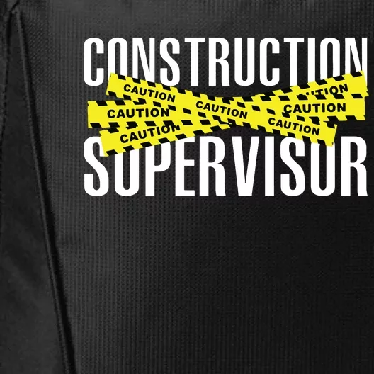 Construction Supervisor Highway Worker City Backpack