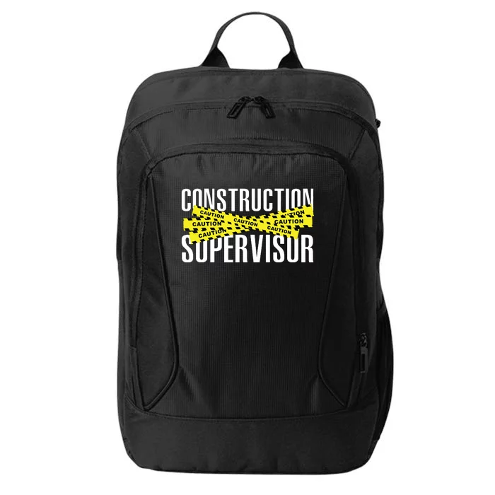 Construction Supervisor Highway Worker City Backpack