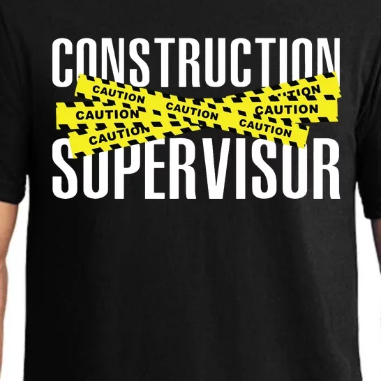 Construction Supervisor Highway Worker Pajama Set