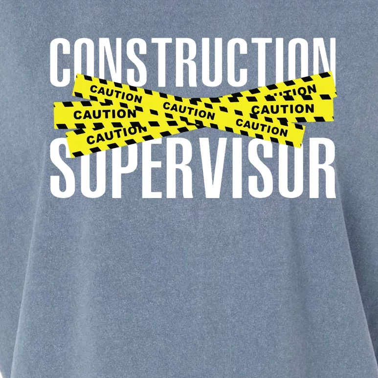 Construction Supervisor Highway Worker Garment-Dyed Women's Muscle Tee