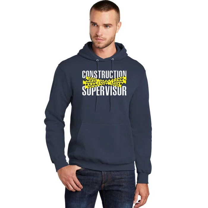 Construction Supervisor Highway Worker Tall Hoodie