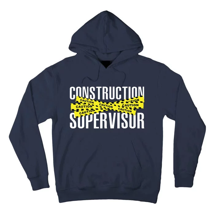 Construction Supervisor Highway Worker Tall Hoodie