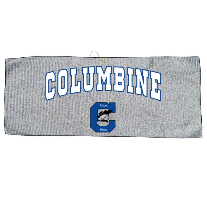 Columbine Senior High School Rebels Meaningful Gift C2 Large Microfiber Waffle Golf Towel