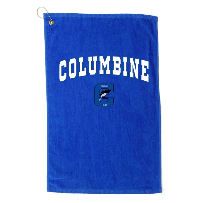 Columbine Senior High School Rebels Meaningful Gift C2 Platinum Collection Golf Towel