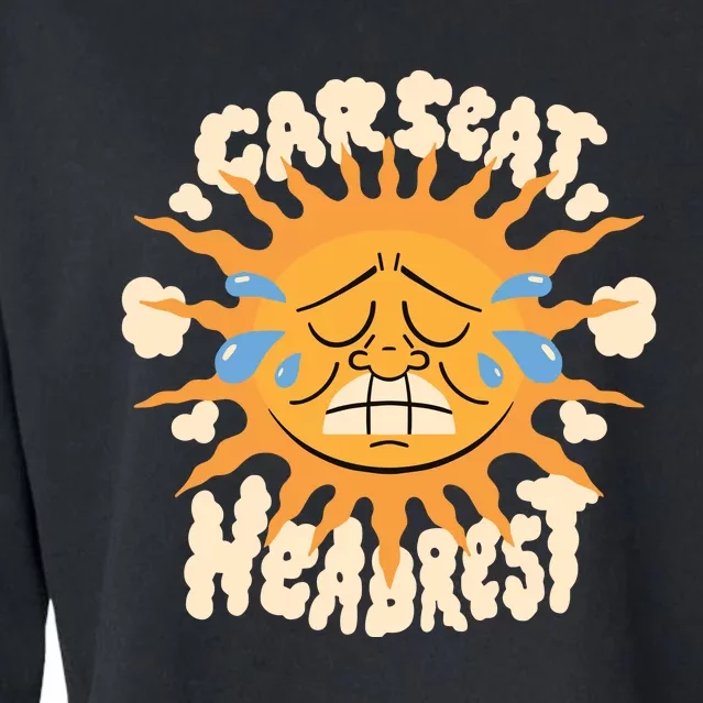 Car Seat Headrest Sun Cropped Pullover Crew