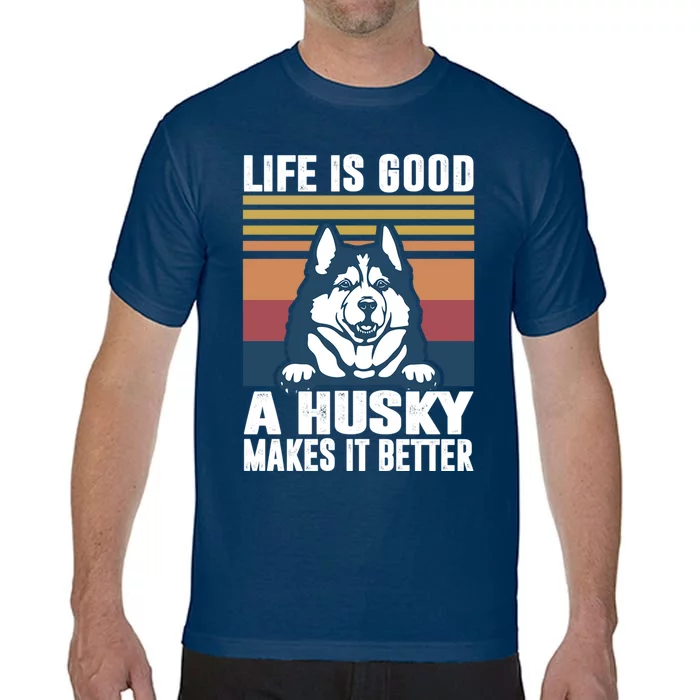 Cute Siberian Husky Gifts For Husky Dog Comfort Colors T-Shirt