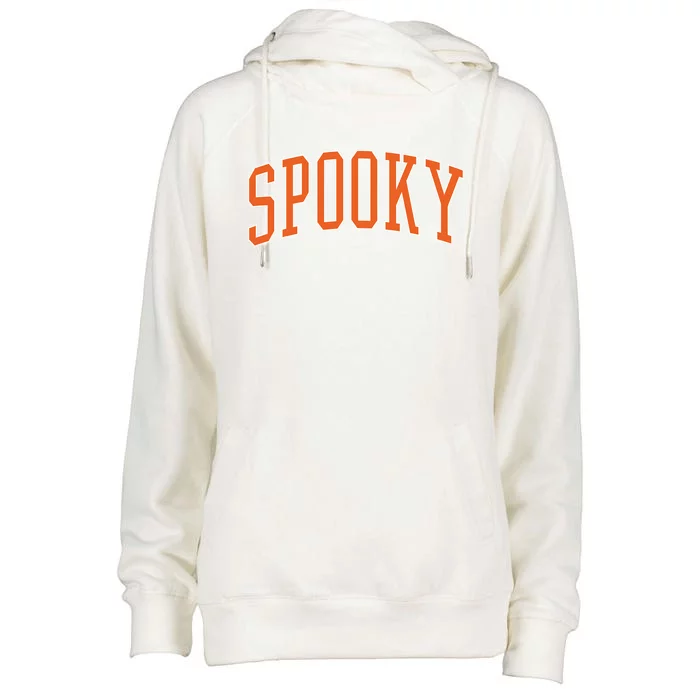 Classic Spooky Halloween Season Gift Womens Funnel Neck Pullover Hood