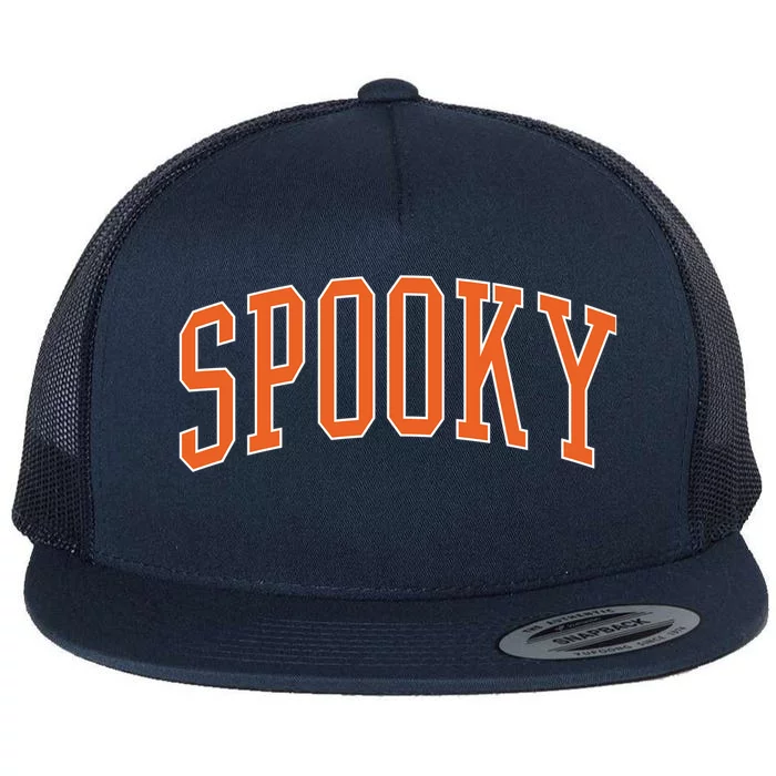 Classic Spooky Halloween Season Gift Flat Bill Trucker Hat