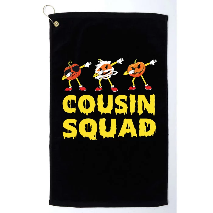 Cousin Squad Halloween Cousin Crew Funny Halloween Pumpkins Platinum Collection Golf Towel