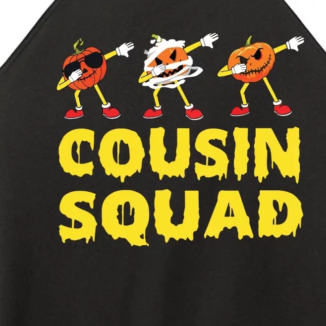 Cousin Squad Halloween Cousin Crew Funny Halloween Pumpkins Women’s Perfect Tri Rocker Tank