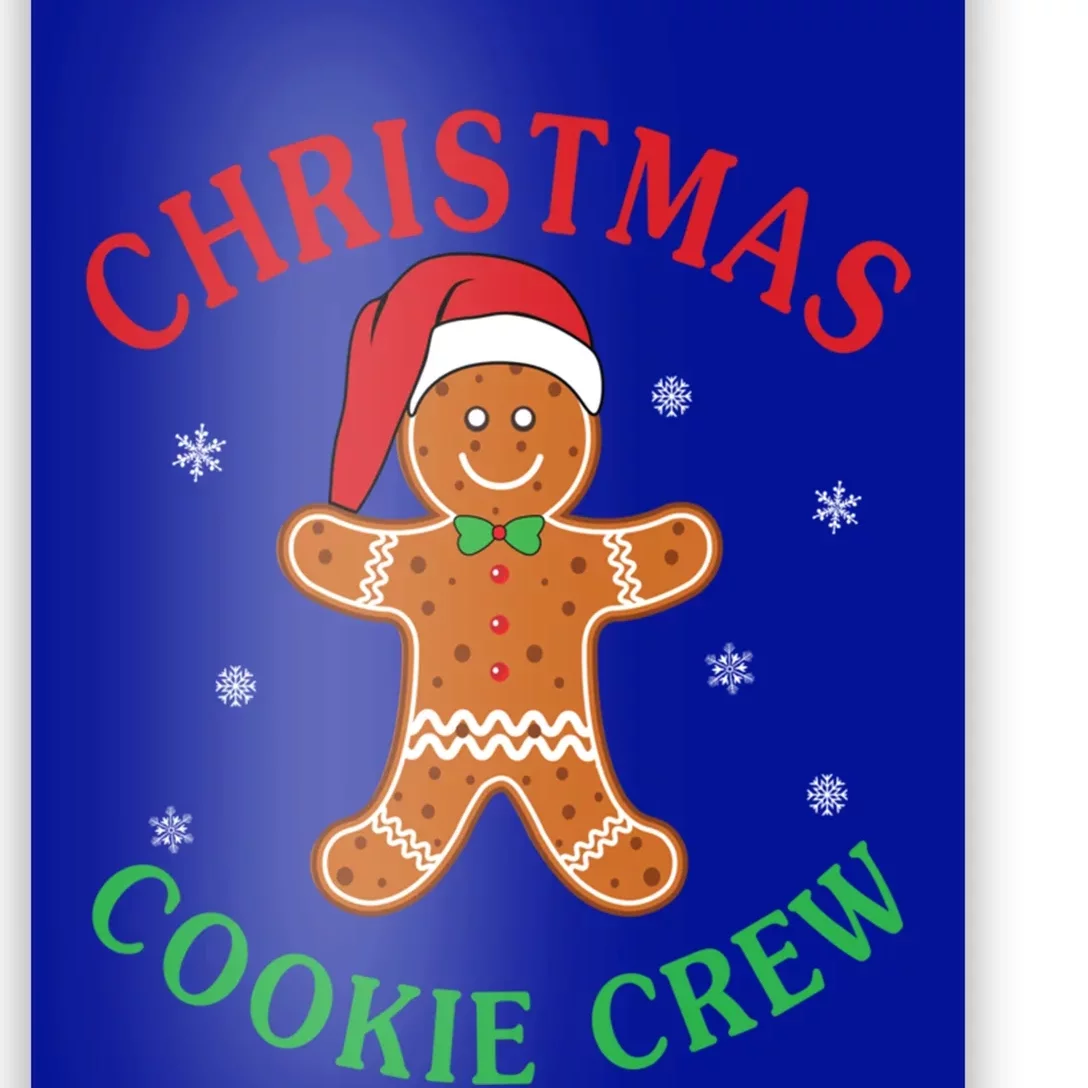 Christmas Santa Hat Gingerbread Cookie Crew Baking Team Cute Gift Poster