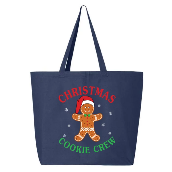 Christmas Santa Hat Gingerbread Cookie Crew Baking Team Cute Gift 25L Jumbo Tote