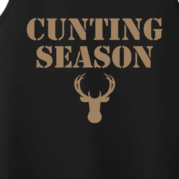 Cunting Season Hunting Season Deer Hunting Performance Tank