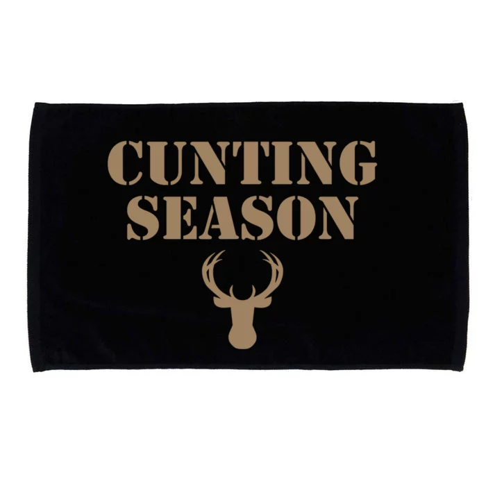 Cunting Season Hunting Season Deer Hunting Microfiber Hand Towel