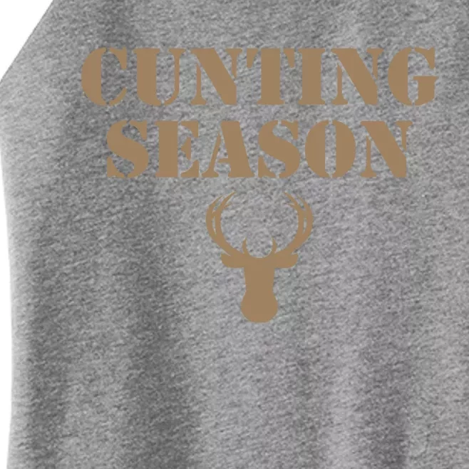 Cunting Season Hunting Season Deer Hunting Women’s Perfect Tri Rocker Tank