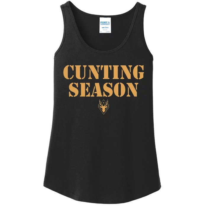 Cunting Season Hunting Counting Season Ladies Essential Tank