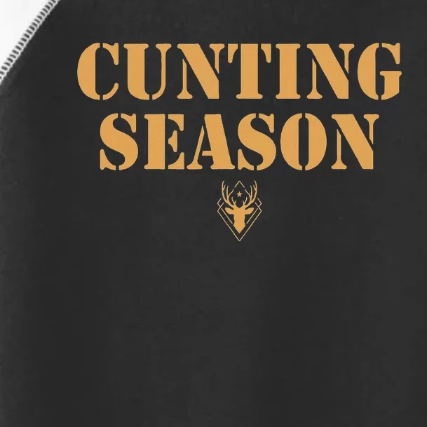 Cunting Season Hunting Counting Season Toddler Fine Jersey T-Shirt