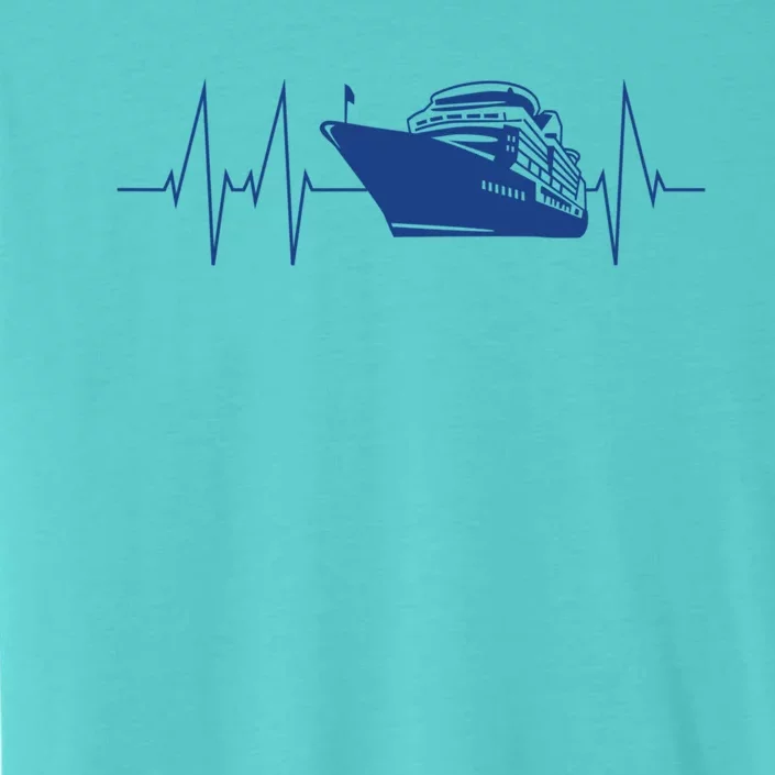 Cruise Ship Heartbeat Family Cruise Gift ChromaSoft Performance T-Shirt